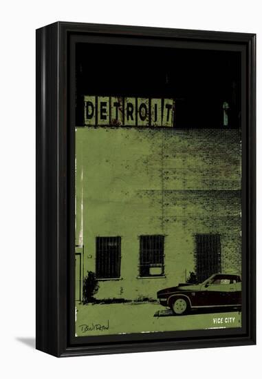 Vice City-Detroit-Pascal Normand-Framed Stretched Canvas