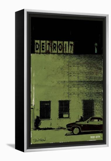 Vice City-Detroit-Pascal Normand-Framed Stretched Canvas