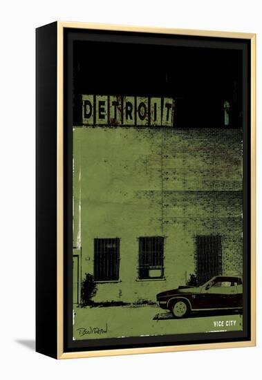 Vice City-Detroit-Pascal Normand-Framed Stretched Canvas