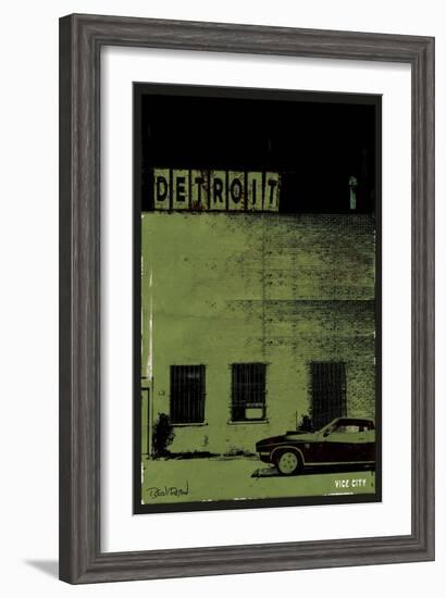 Vice City-Detroit-Pascal Normand-Framed Art Print