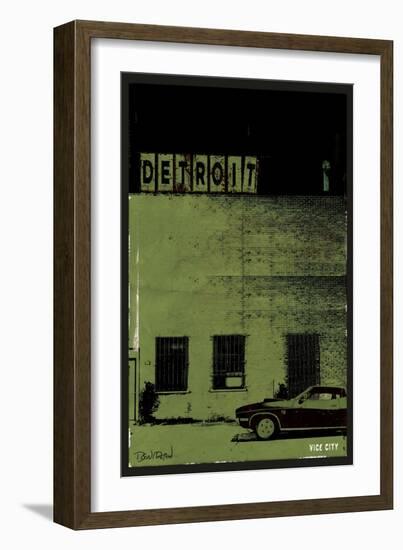 Vice City-Detroit-Pascal Normand-Framed Art Print