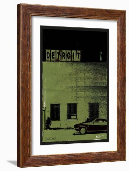 Vice City-Detroit-Pascal Normand-Framed Art Print