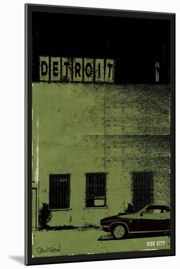 Vice City-Detroit-Pascal Normand-Mounted Art Print