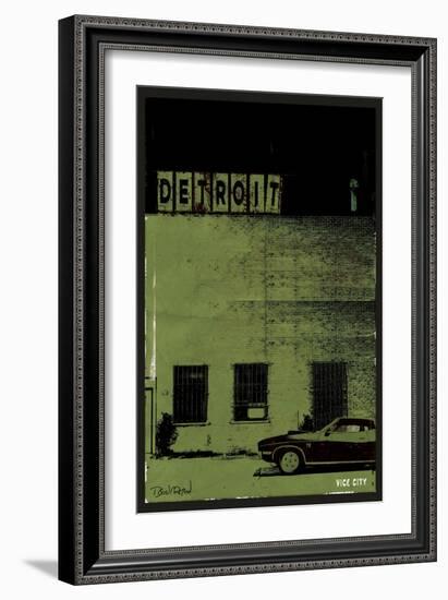 Vice City-Detroit-Pascal Normand-Framed Art Print