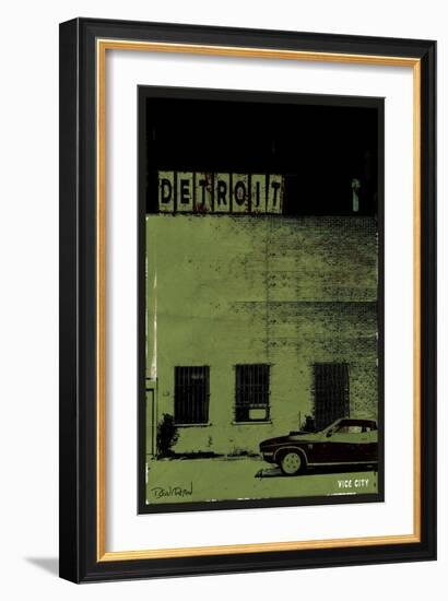 Vice City-Detroit-Pascal Normand-Framed Art Print