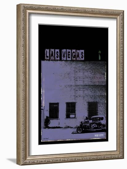 Vice City - Las Vegas-Pascal Normand-Framed Art Print