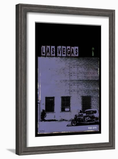 Vice City - Las Vegas-Pascal Normand-Framed Art Print