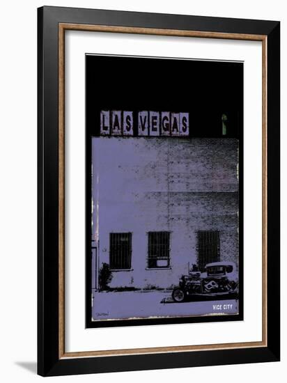 Vice City - Las Vegas-Pascal Normand-Framed Art Print