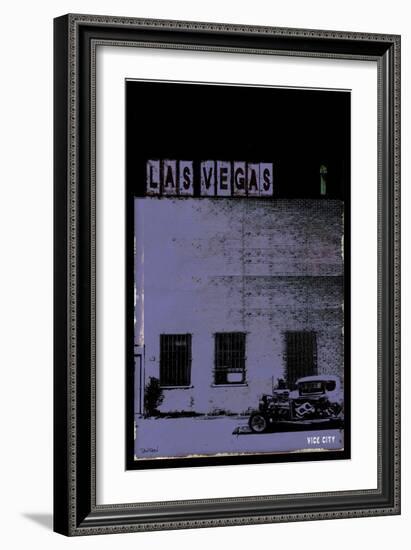 Vice City - Las Vegas-Pascal Normand-Framed Art Print