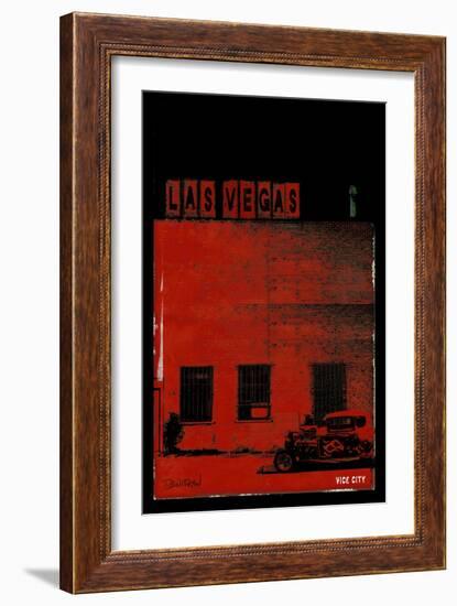 Vice City - Las Vegas-Pascal Normand-Framed Art Print