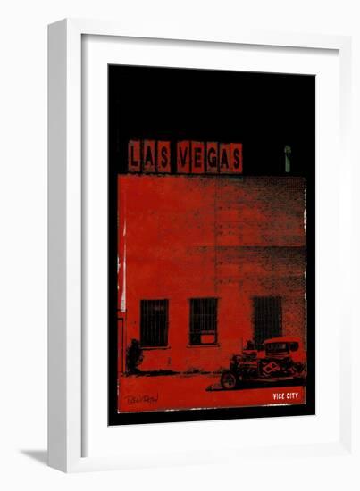 Vice City - Las Vegas-Pascal Normand-Framed Art Print