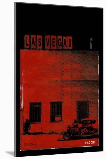 Vice City - Las Vegas-Pascal Normand-Mounted Art Print