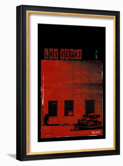 Vice City - Las Vegas-Pascal Normand-Framed Art Print