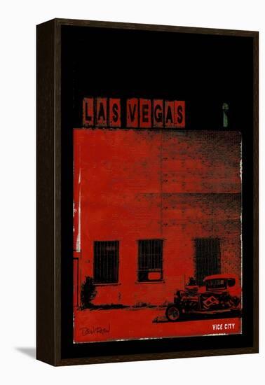 Vice City - Las Vegas-Pascal Normand-Framed Stretched Canvas