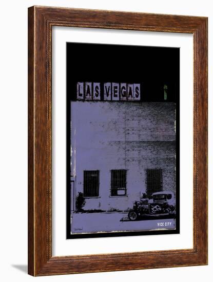 Vice City - Las Vegas-Pascal Normand-Framed Art Print