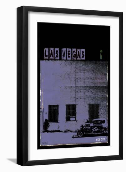 Vice City - Las Vegas-Pascal Normand-Framed Art Print