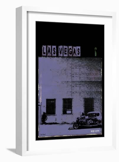 Vice City - Las Vegas-Pascal Normand-Framed Art Print