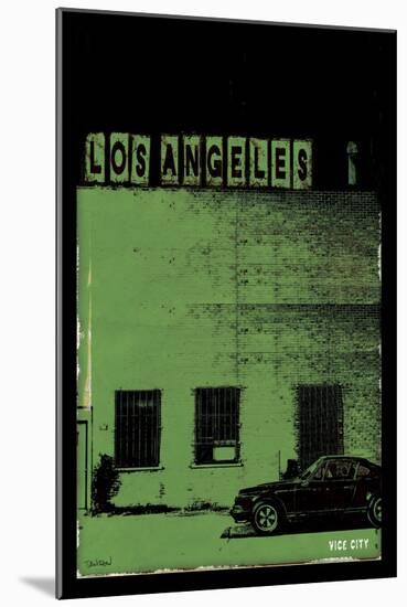 Vice City - Los Angeles-Pascal Normand-Mounted Art Print