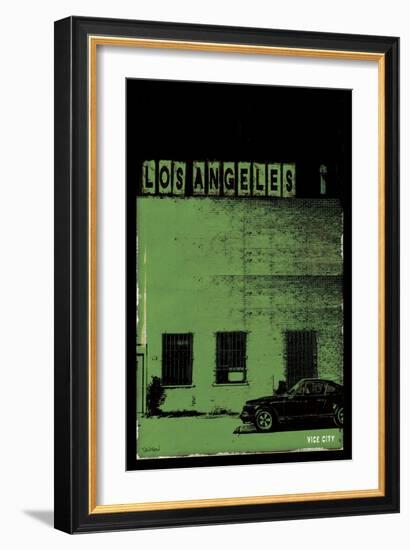 Vice City - Los Angeles-Pascal Normand-Framed Art Print