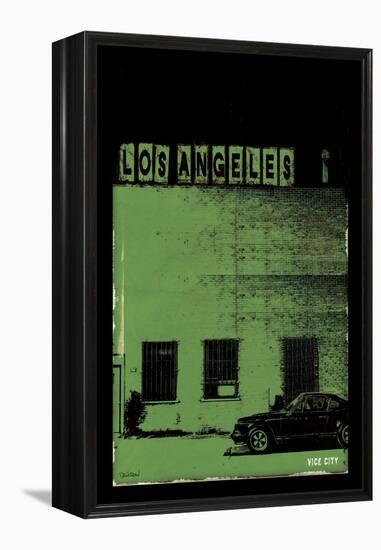 Vice City - Los Angeles-Pascal Normand-Framed Stretched Canvas