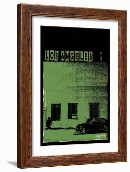 Vice City - Los Angeles-Pascal Normand-Framed Art Print