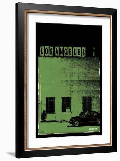 Vice City - Los Angeles-Pascal Normand-Framed Art Print