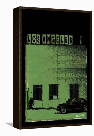 Vice City - Los Angeles-Pascal Normand-Framed Stretched Canvas