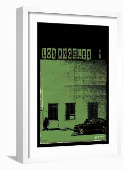 Vice City - Los Angeles-Pascal Normand-Framed Premium Giclee Print