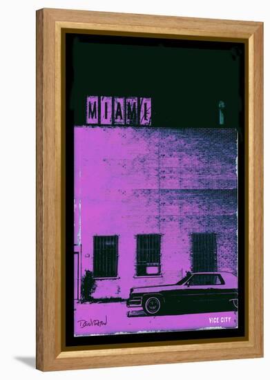 Vice City - Miami-Pascal Normand-Framed Stretched Canvas