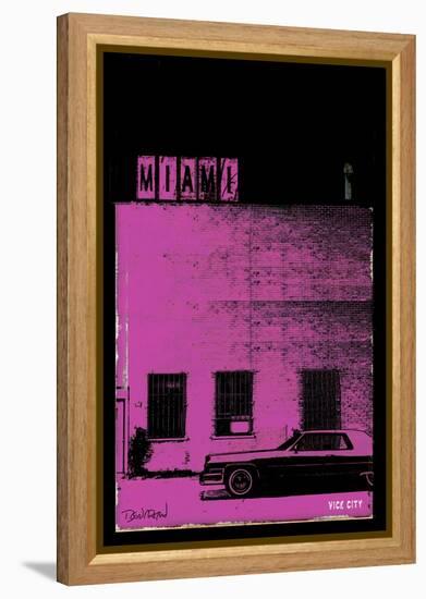 Vice City - Miami-Pascal Normand-Framed Stretched Canvas