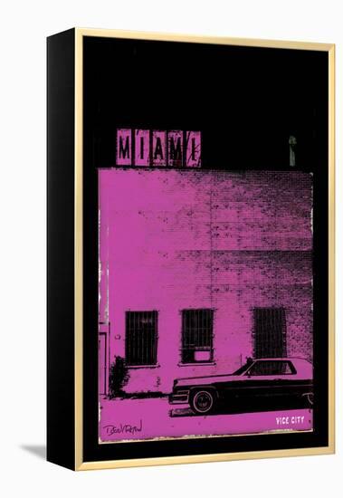 Vice City - Miami-Pascal Normand-Framed Stretched Canvas