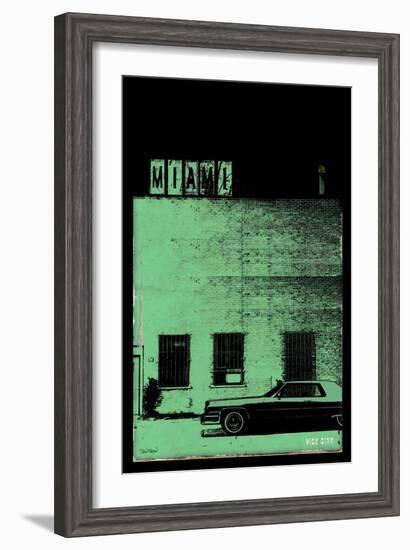 Vice City - Miami-Pascal Normand-Framed Art Print