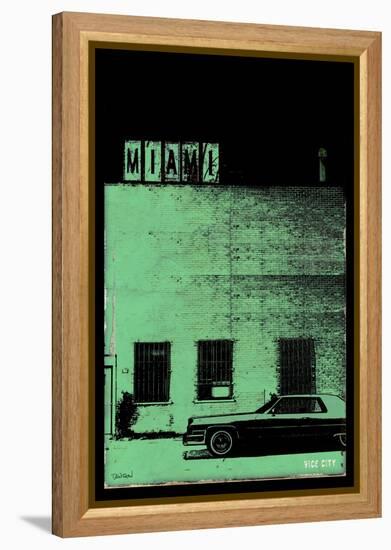 Vice City - Miami-Pascal Normand-Framed Stretched Canvas