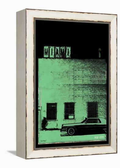 Vice City - Miami-Pascal Normand-Framed Stretched Canvas