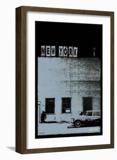 Vice City - New-York-Pascal Normand-Framed Art Print