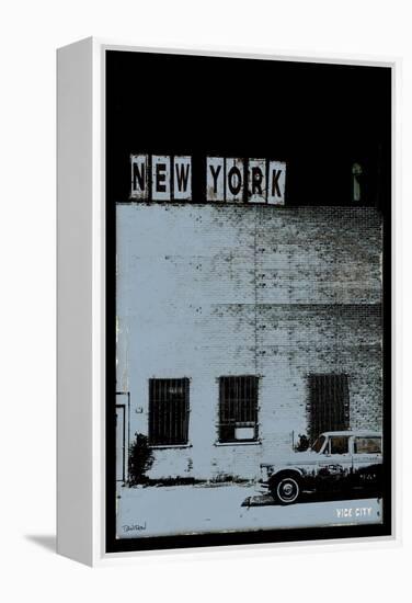 Vice City - New-York-Pascal Normand-Framed Stretched Canvas