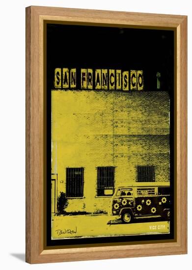 Vice City - San Francisco-Pascal Normand-Framed Stretched Canvas