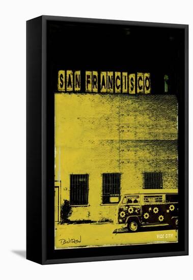 Vice City - San Francisco-Pascal Normand-Framed Stretched Canvas