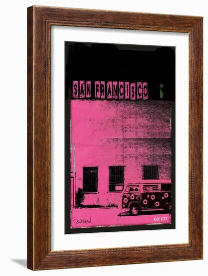 Vice City - San Francisco-Pascal Normand-Framed Art Print