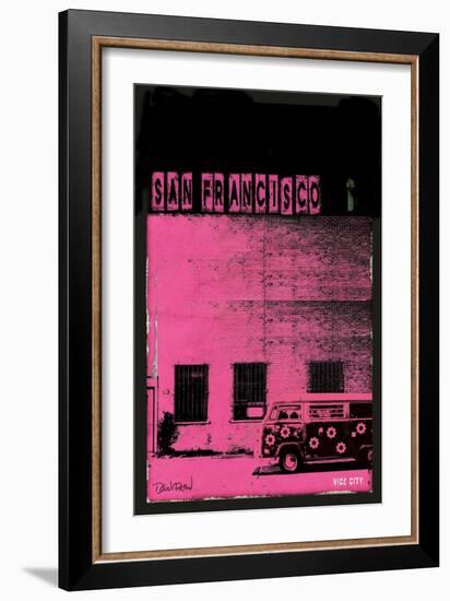 Vice City - San Francisco-Pascal Normand-Framed Art Print