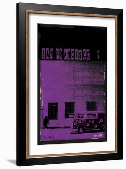 Vice City - San Francisco-Pascal Normand-Framed Art Print