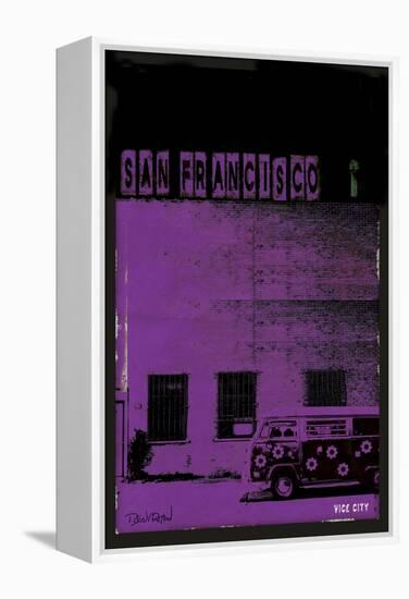 Vice City - San Francisco-Pascal Normand-Framed Stretched Canvas