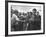 Vice President Richard M. Nixon with His Wife Greeting People-Hank Walker-Framed Photographic Print