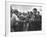 Vice President Richard M. Nixon with His Wife Greeting People-Hank Walker-Framed Photographic Print