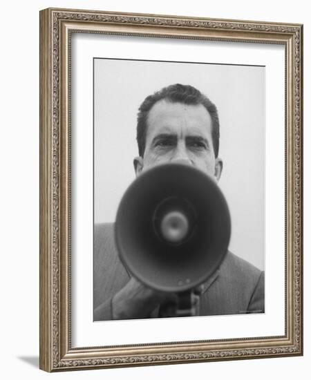 Vice President Richard Nixon-Joe Scherschel-Framed Photographic Print