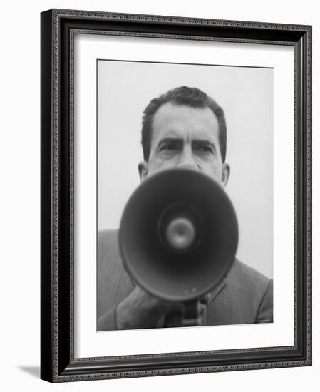 Vice President Richard Nixon-Joe Scherschel-Framed Photographic Print