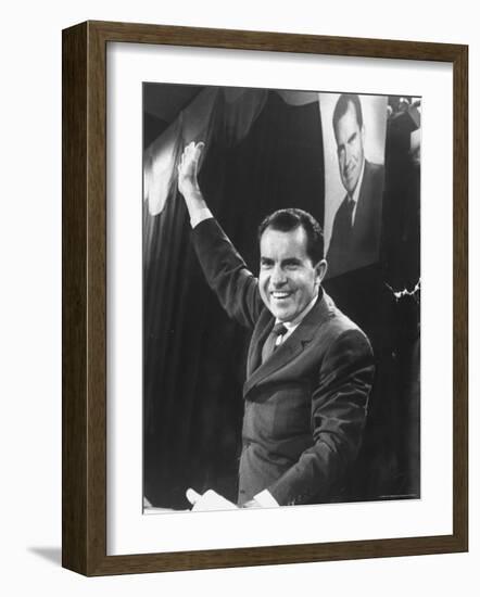 Vice President Richard Nixon-Joe Scherschel-Framed Photographic Print