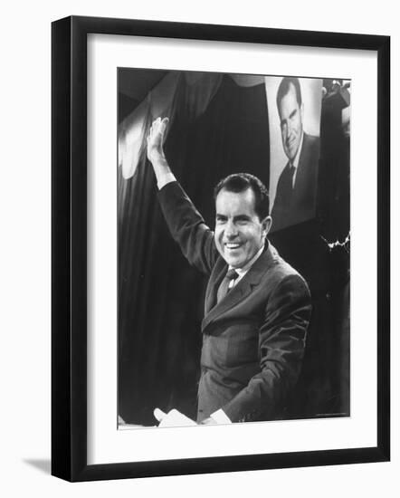 Vice President Richard Nixon-Joe Scherschel-Framed Photographic Print