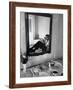 Vice Presidential Candidate Richard M. Nixon Eating Breakfast in His Hotel Room-Cornell Capa-Framed Photographic Print
