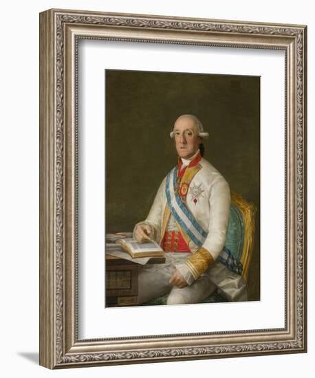 Vicente Maria De Vera De Aragon, Duque De La Roca, C.1795-Francisco de Goya-Framed Giclee Print